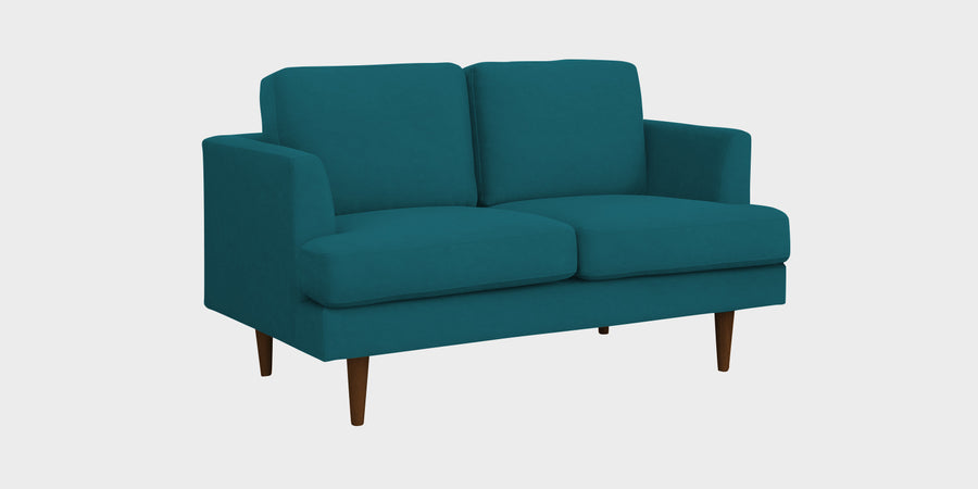 Motra Velvet 2 Seater Sofa In Pine Green Colour - Febonic Living