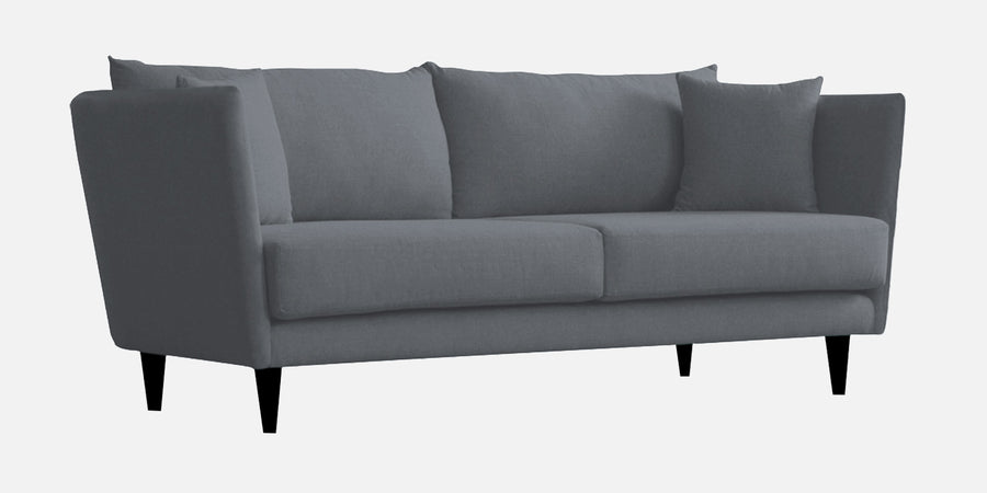 Norway Velvet 3 Seater Sofa In Pubble Grey Colour - Febonic Living