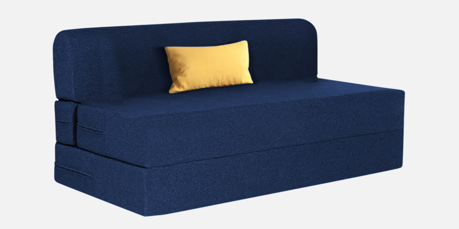 Fleepy Fabric 2 Seater Futon Sofa Cum Bed in Royal Blue Colour