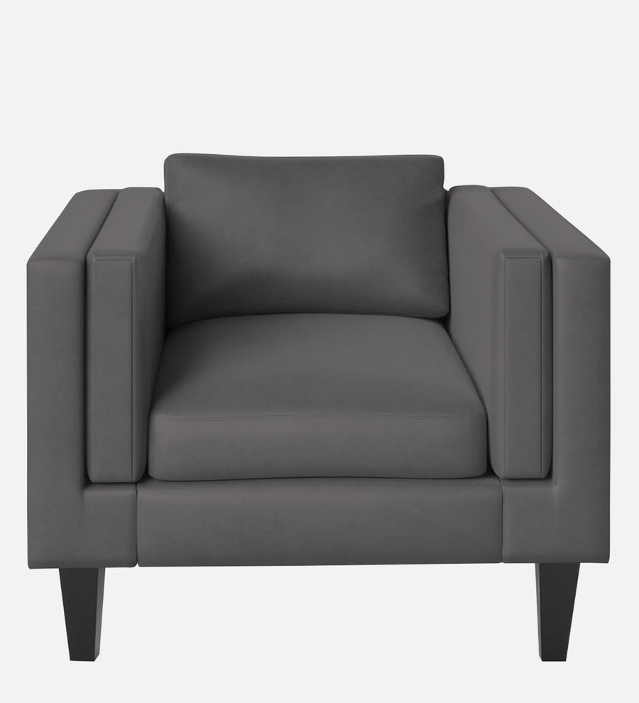 Jasper Velvet 1 Seater Sofa In Davy Grey Colour - Febonic Living