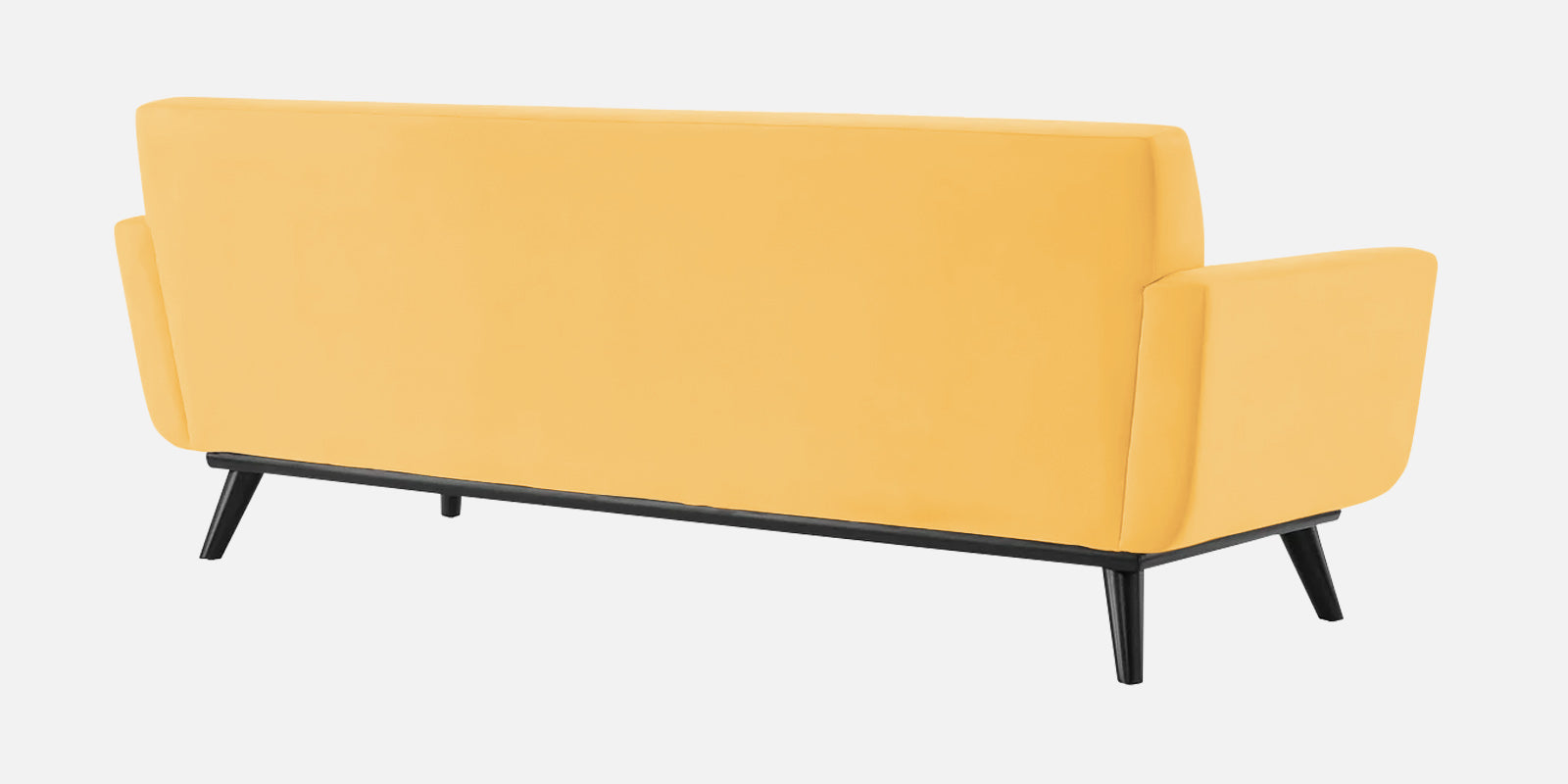 Tucker Velvet 3 Seater Sofa In Turmeric Yellow Colour