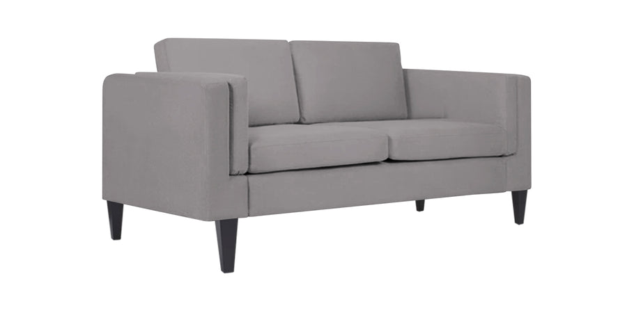 Jasper Velvet 2 Seater Sofa In Concrete Grey Colour - Febonic Living