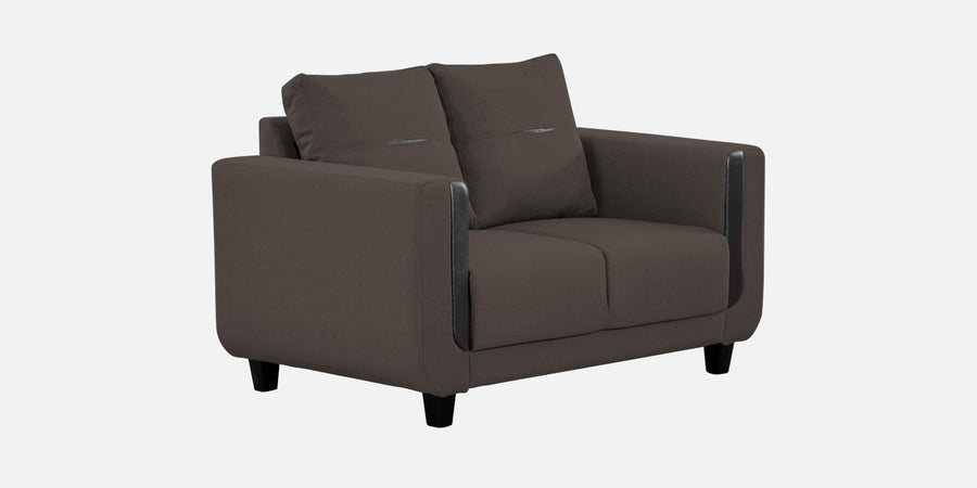 Perry Fabric 2 Seater Sofa In Caspa Brown Colour - Febonic Living