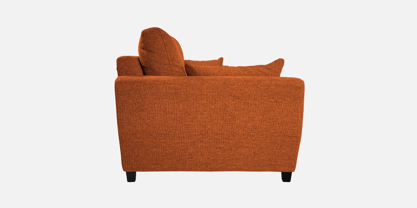 Mario Fabric 3 Seater Sofa in Vivid Orange Colour