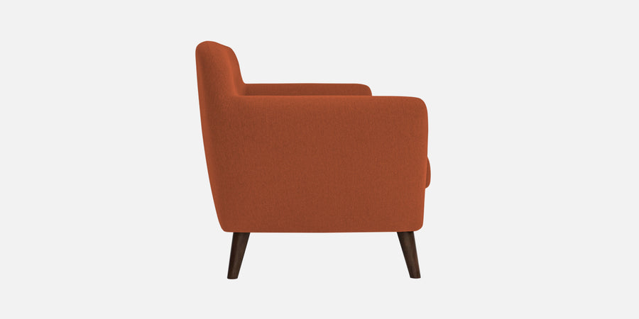 Goofy Fabric 3 Seater Sofa In Royal Orange Colour - Febonic Living