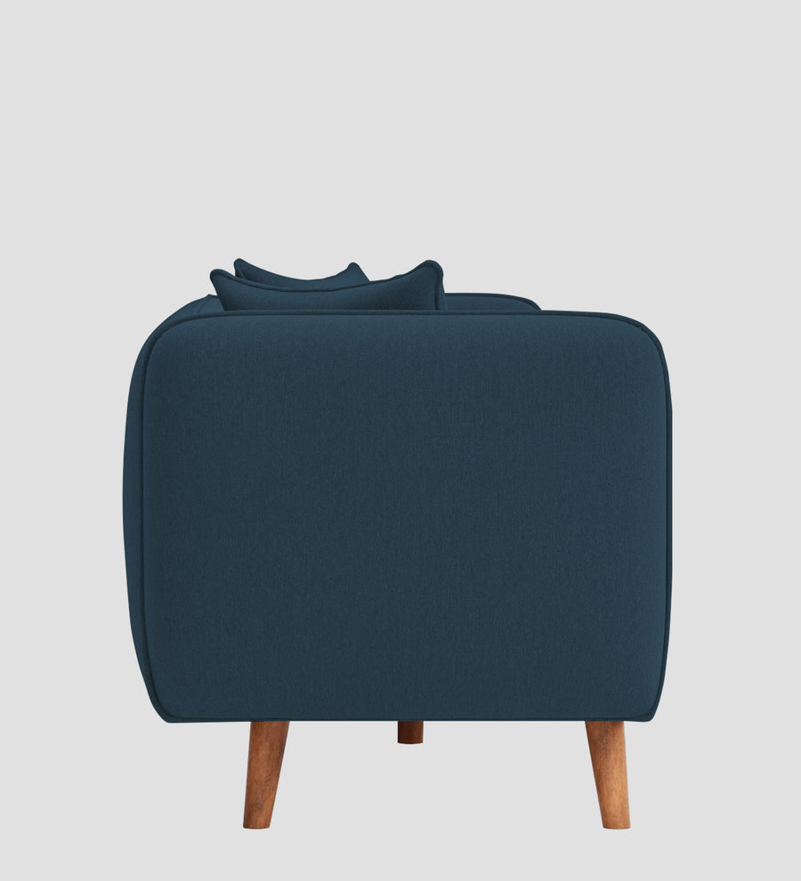Reva Fabric 1 Seater Sofa In Cool Blue Colour - Febonic Living