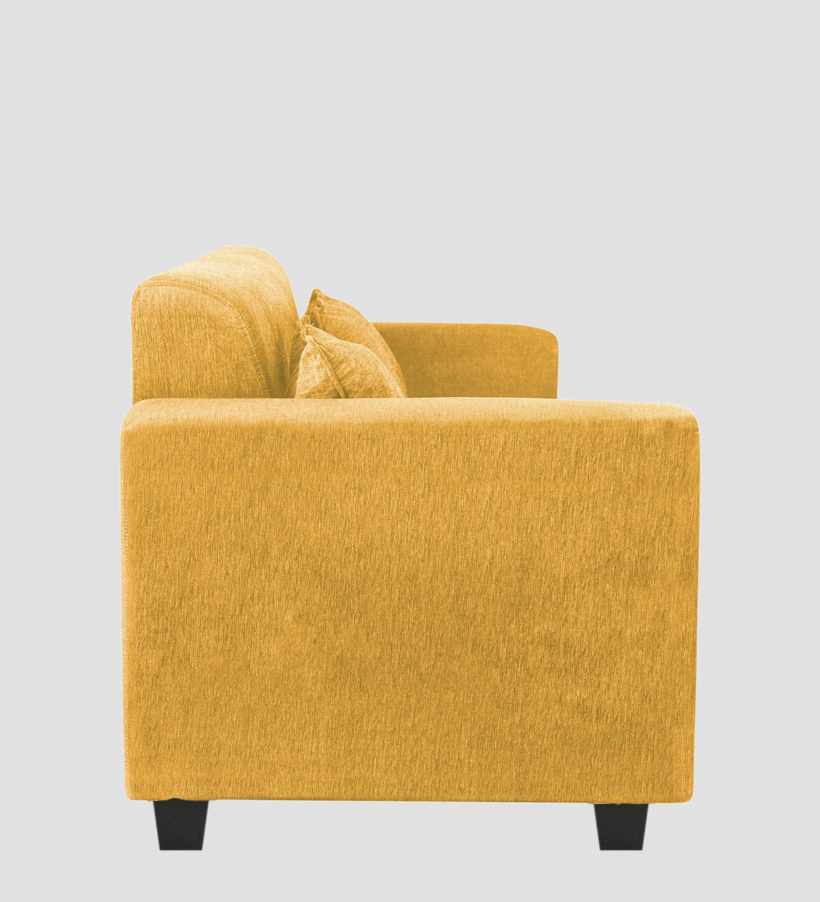 Nebula Fabric 1 Seater Sofa In  Bold Yellow Colour - Febonic Living