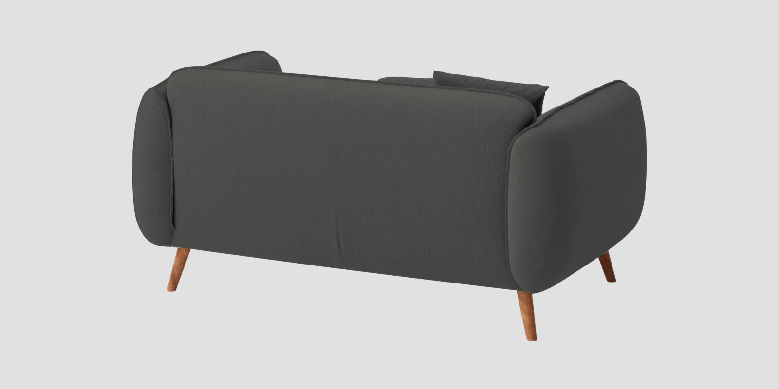 Zia Fabric 2 Seater Sofa In Stone Grey Colour