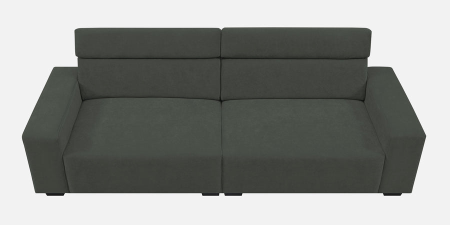 Hiro Fabric 3 Seater Sofa In I Land Green Colour - Febonic Living