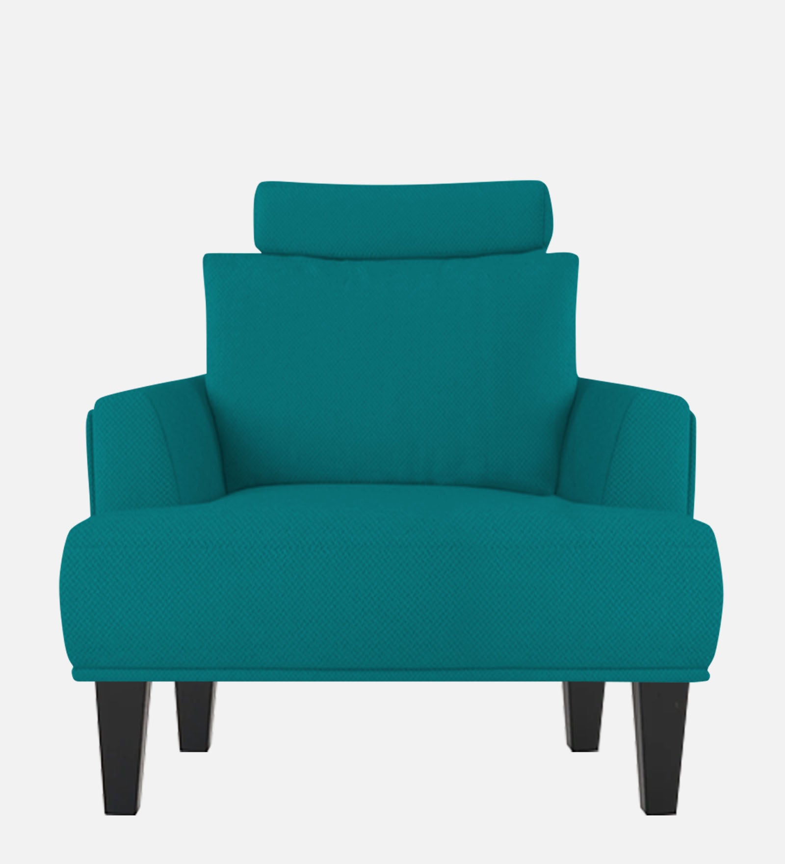 Como Fabric 1 Seater Sofa in Sea Green Colour