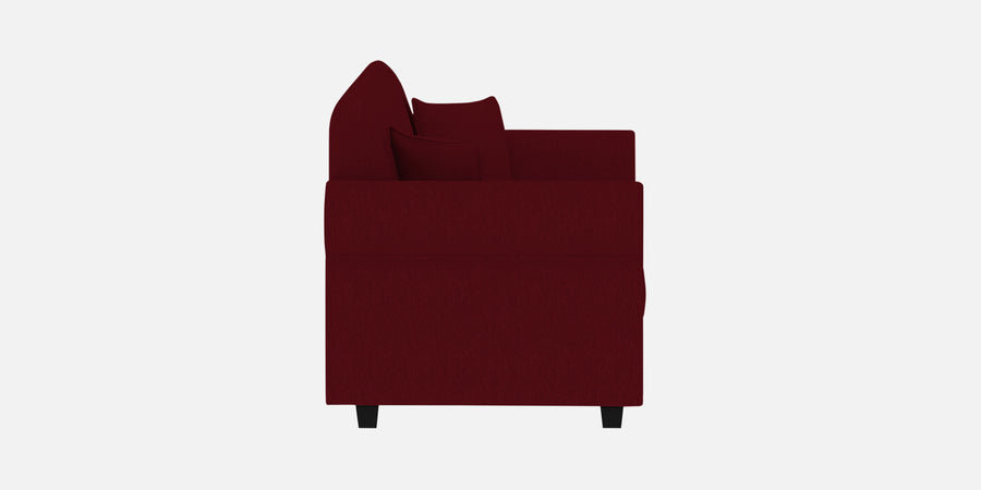 Derado Fabric 3 Seater Sofa In Ruby Red Colour - Febonic Living