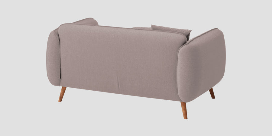 Zia Fabric 2 Seater Sofa In Almond Beige Colour - Febonic Living
