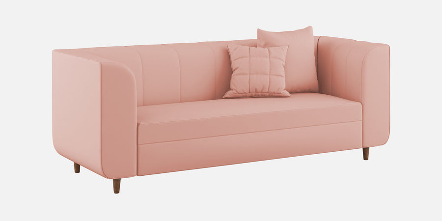 Sumo Velvet 3 Seater Sofa In Blush Pink Colour - Febonic Living