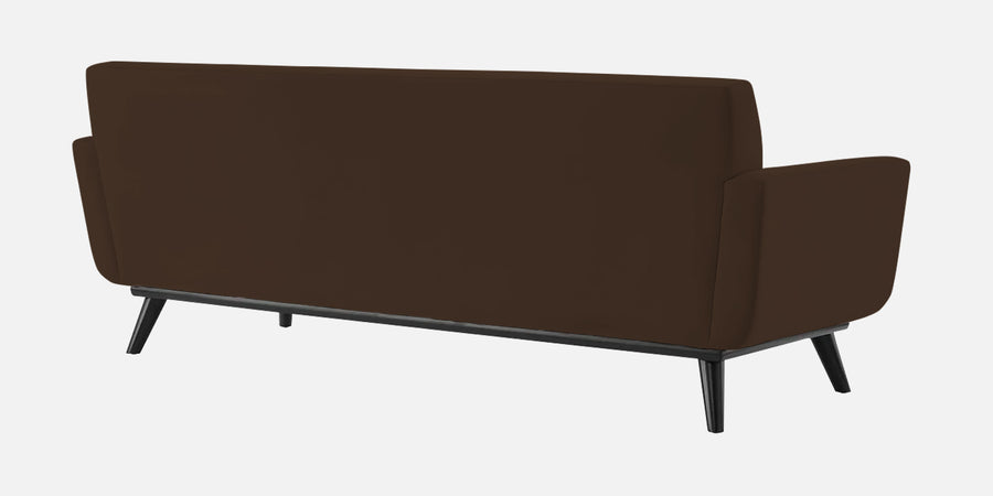 Tucker Velvet 3 Seater Sofa In Chocolate Brown Colour - Febonic Living