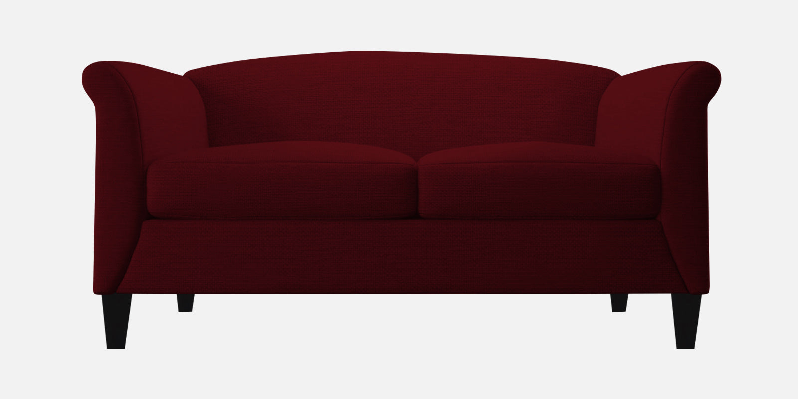 Kimber Fabric 2 Seater Sofa in Ruby Red Colour