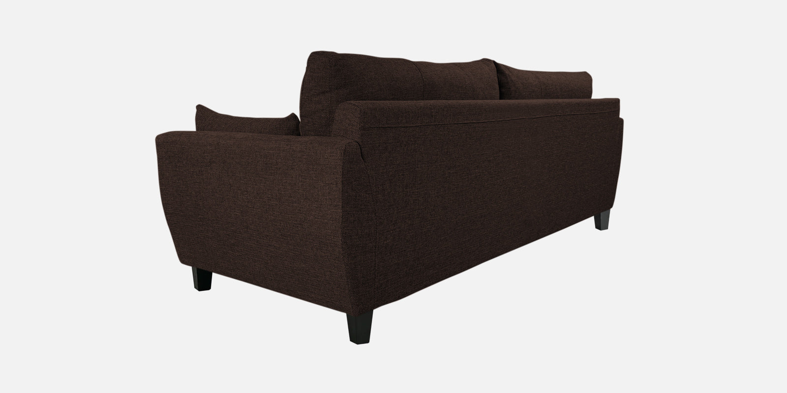 Mario Fabric 3 Seater Sofa in Coffee Brown Colour