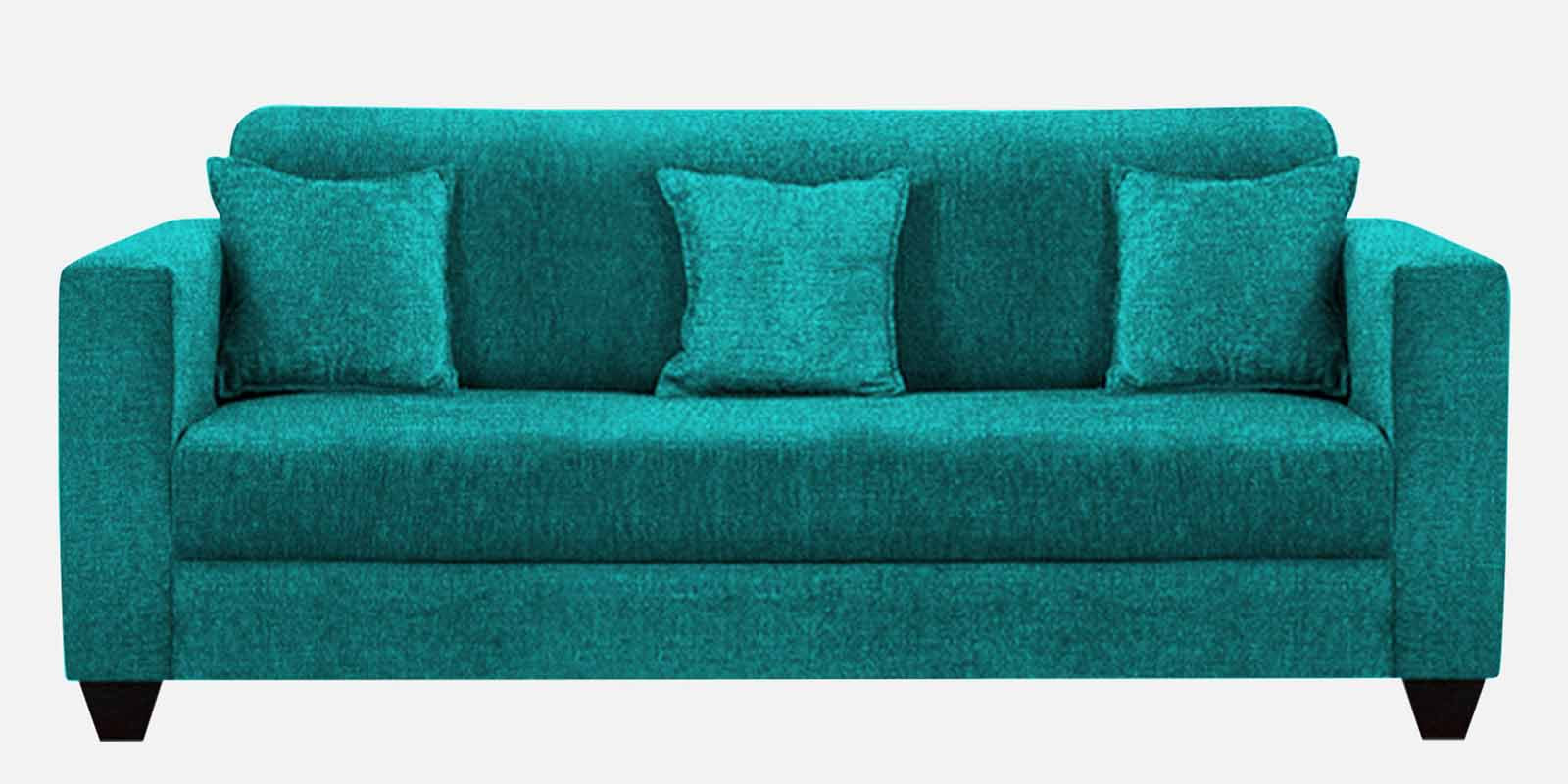 Nebula Fabric 3 Seater Sofa in Sea Green Colour