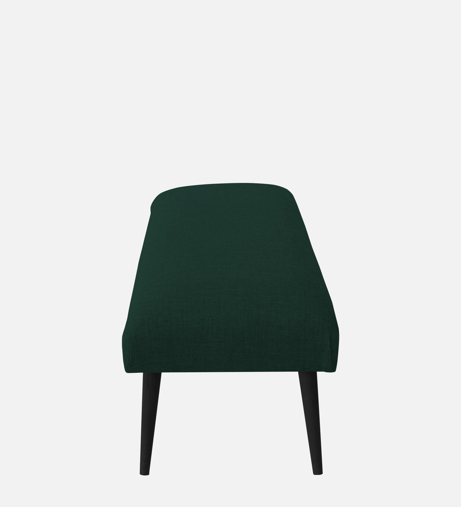 Adon Velvet Bench In Forest Green Colour