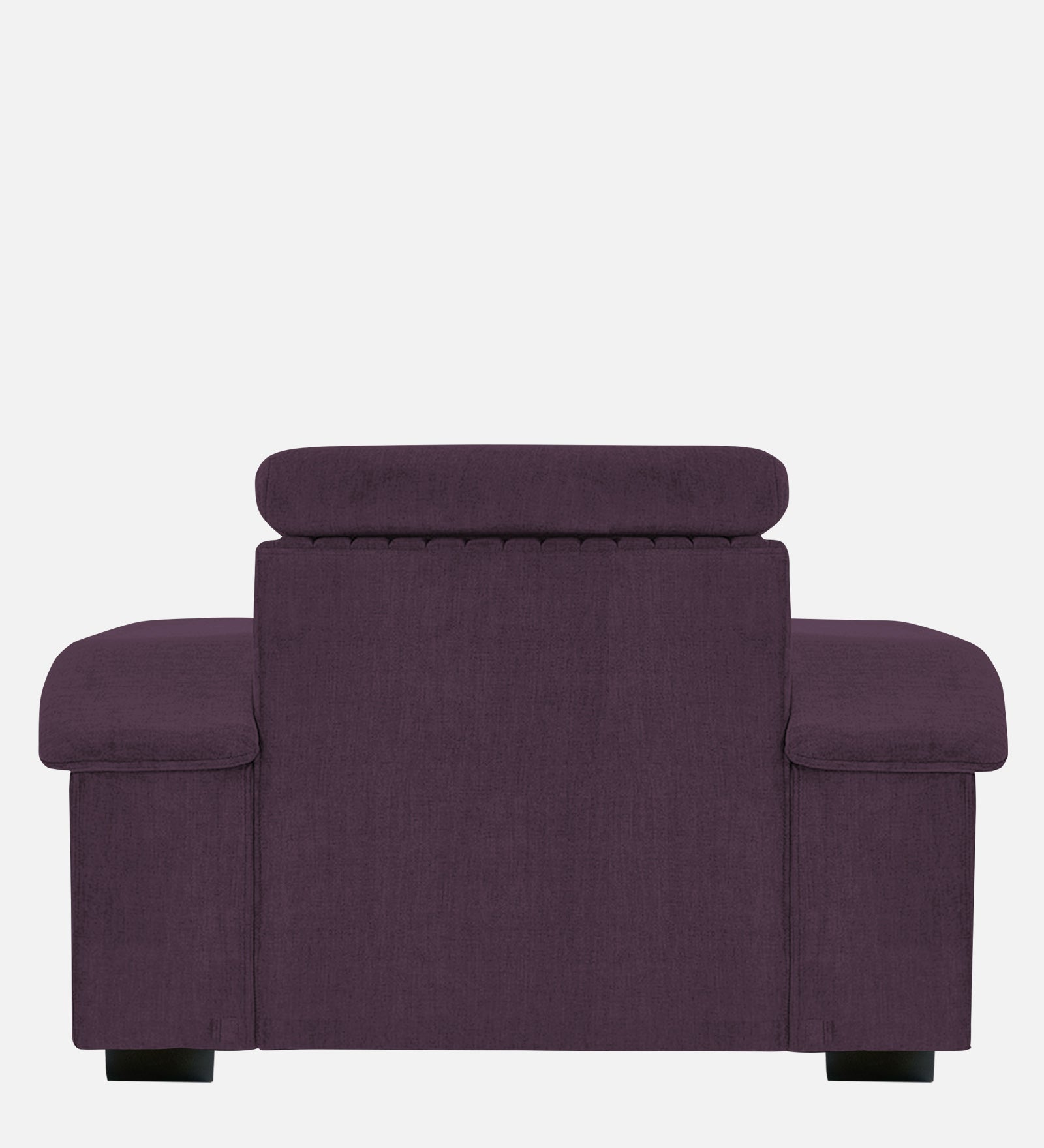 Draco Fabric 1 Seater Sofa In  Greek Purple Colour - Febonic Living