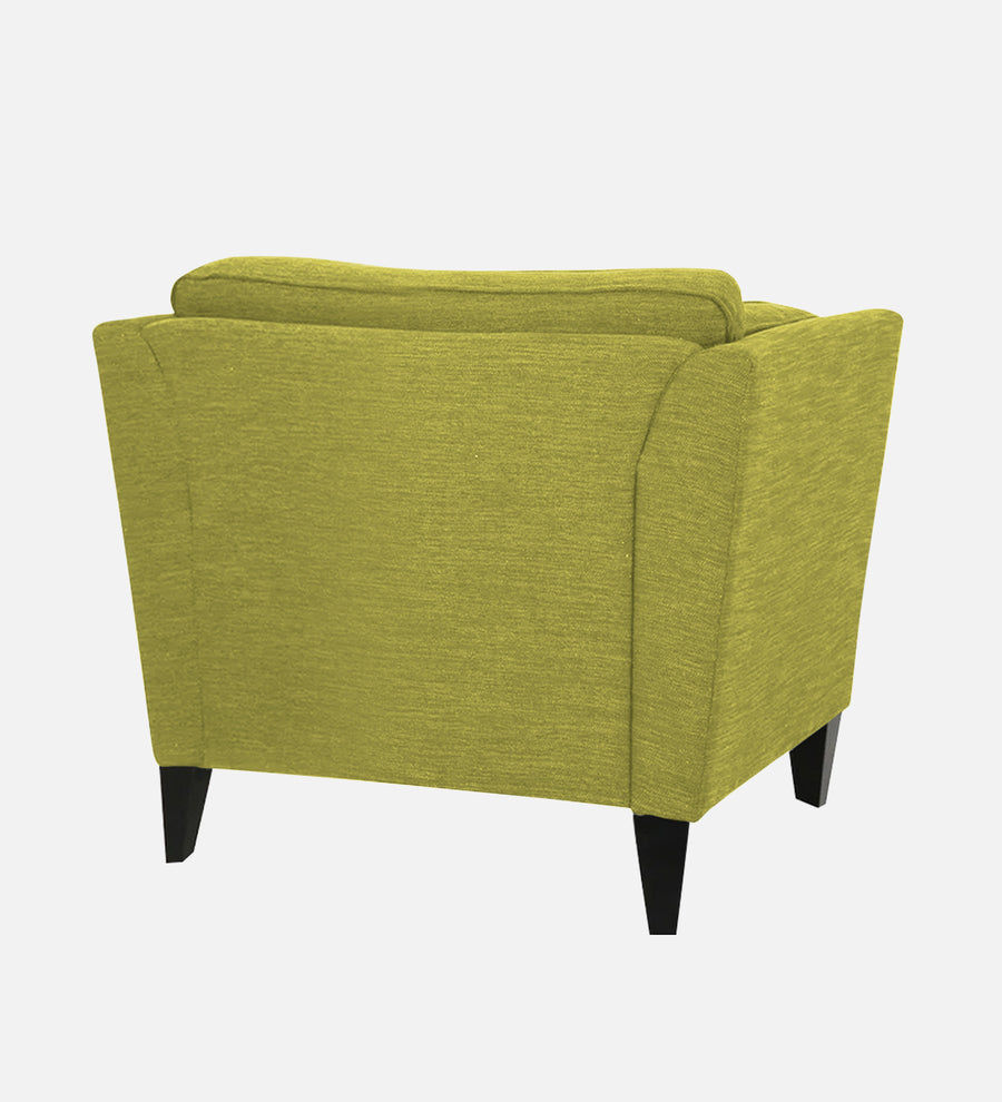 Nigar Fabric 1 Seater Sofa In Parrot Green Colour - Febonic Living
