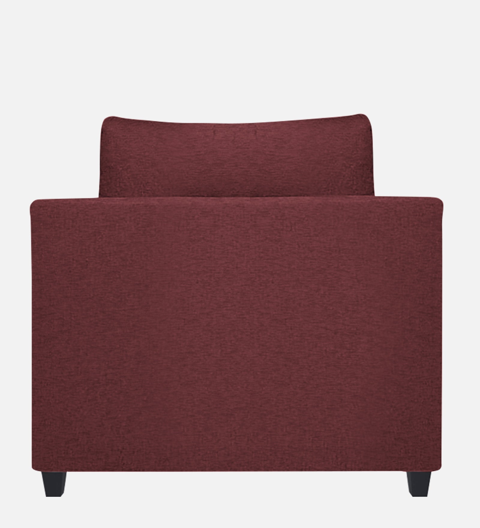 Nuska Fabric 1 Seater Sofa In Blaze Red Colour - Febonic Living