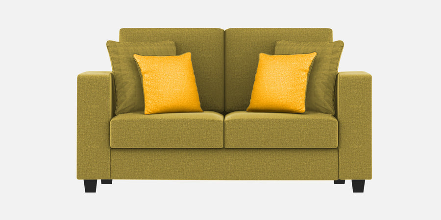 Nabi Fabric 2 Seater Sofa In Parrot Green Colour - Febonic Living