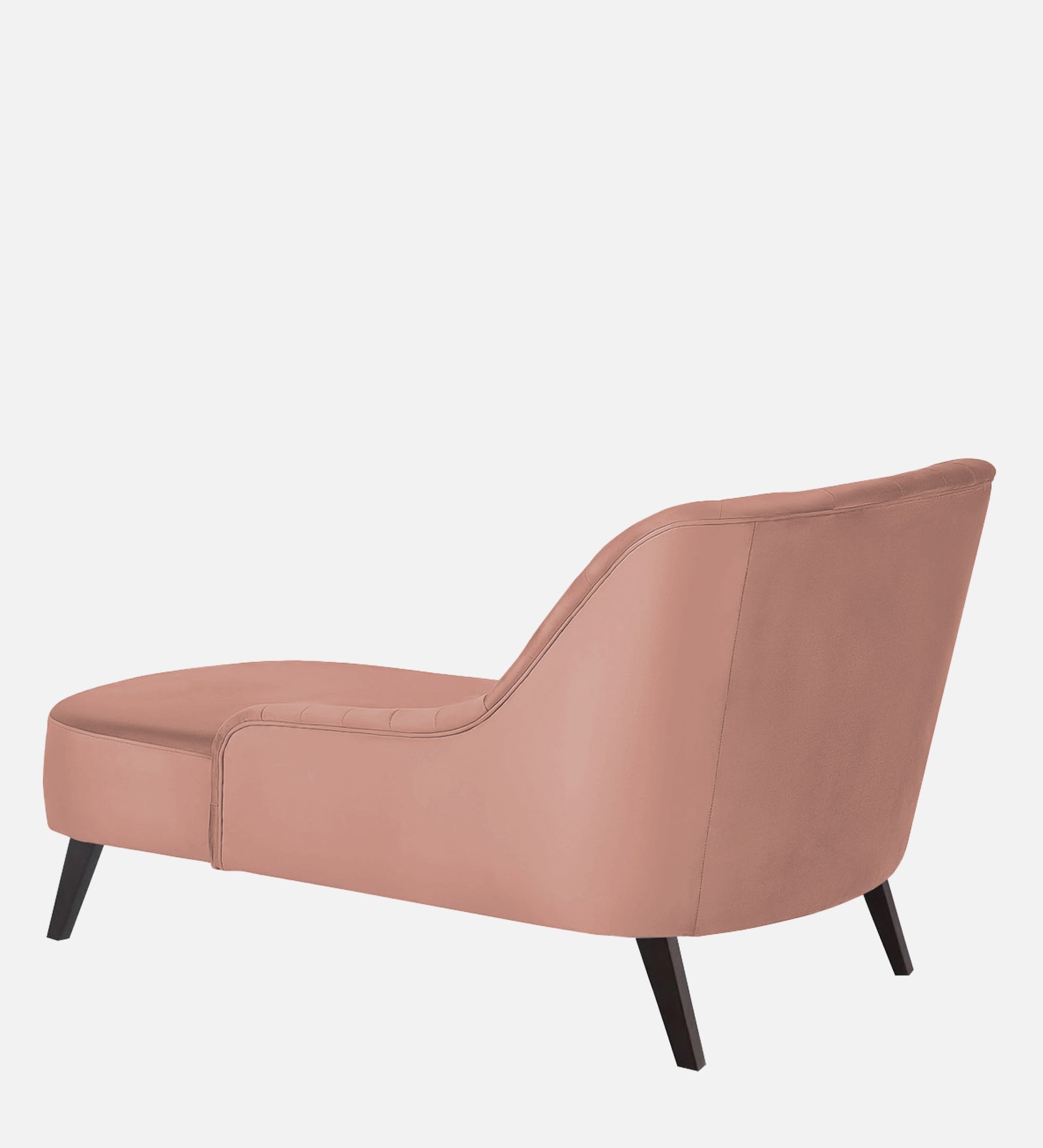 Flora Velvet LHS Chaise Lounger in Blush Pink Colour