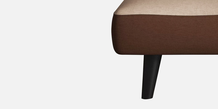 Vedan Fabric 3 Seater Convertible Sofa Cum Bed In Woom Beige Colour - Febonic Living