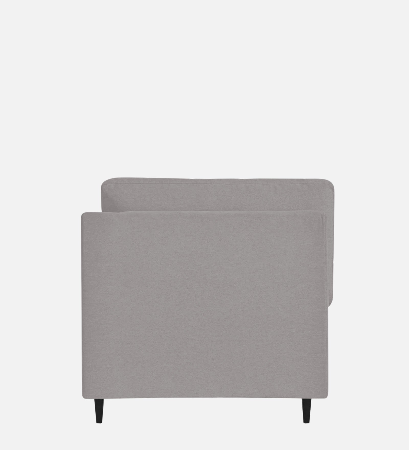 Jonze Velvet LHS Chaise Lounger in light grey Colour