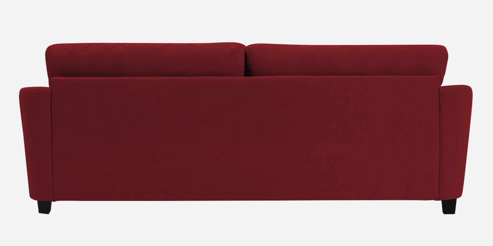 Mulan Fabric 3 Seater Sofa in Chilli Red Colour