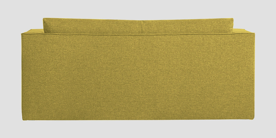 Kenia Fabric 3 Seater Foldable Sofa Cum Bed In Parrot Green Colour - Febonic Living