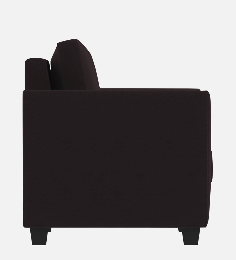 Daku Fabric 1 Seater Sofa In Cara Brown Colour - Febonic Living