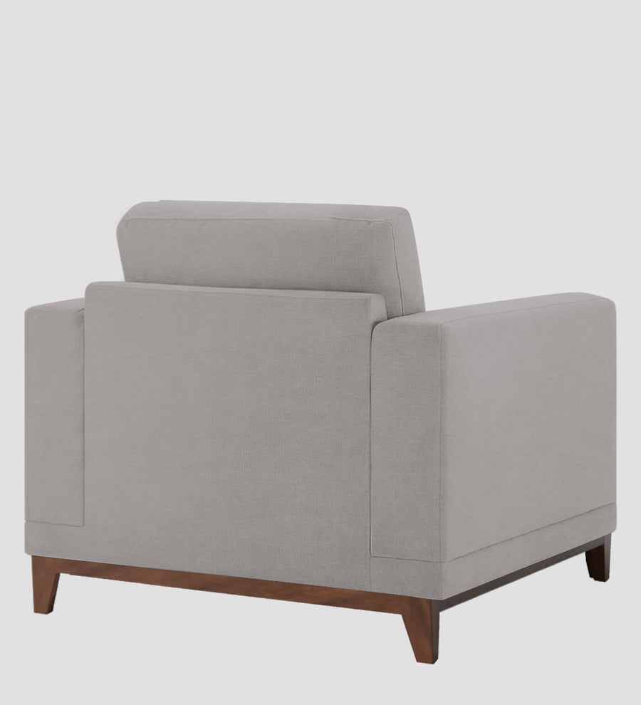 Esha Fabric 1 Seater Sofa In Silver Grey Colour - Febonic Living