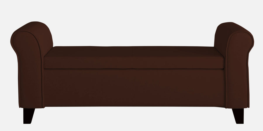 Molo Fabric 3 Seater Recamier In Coffee Brown Colour With Storage - Febonic Living