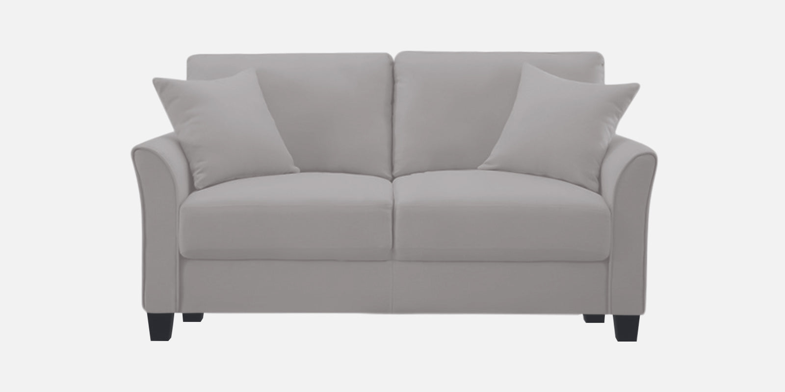 Daroo Velvet 2 Seater Sofa In light grey Colour