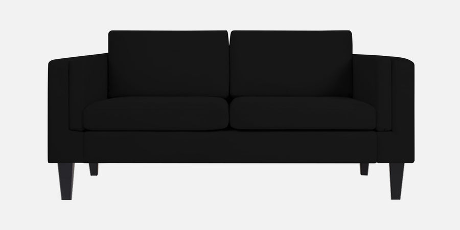 Jasper Velvet 2 Seater Sofa In Adam Black Colour - Febonic Living