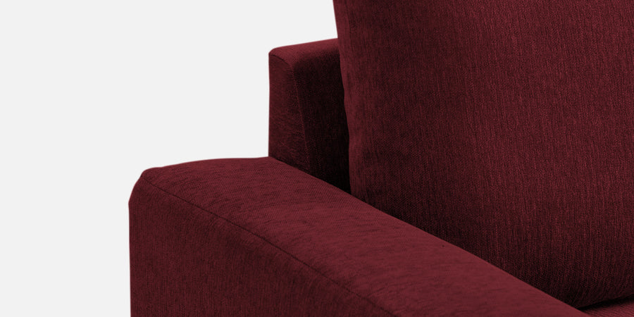 Kara Fabric 2 Seater Pull Out Sofa Cum Bed In Blood Maroon Colour - Febonic Living
