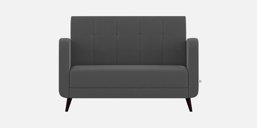 Wiki Velvet 2 Seater Sofa In Davy Grey Colour - Febonic Living