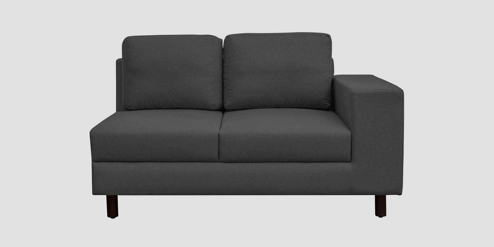 Betty Fabric 6 Seater LHS Corner Sofa In Stone Grey Colour - Febonic Living