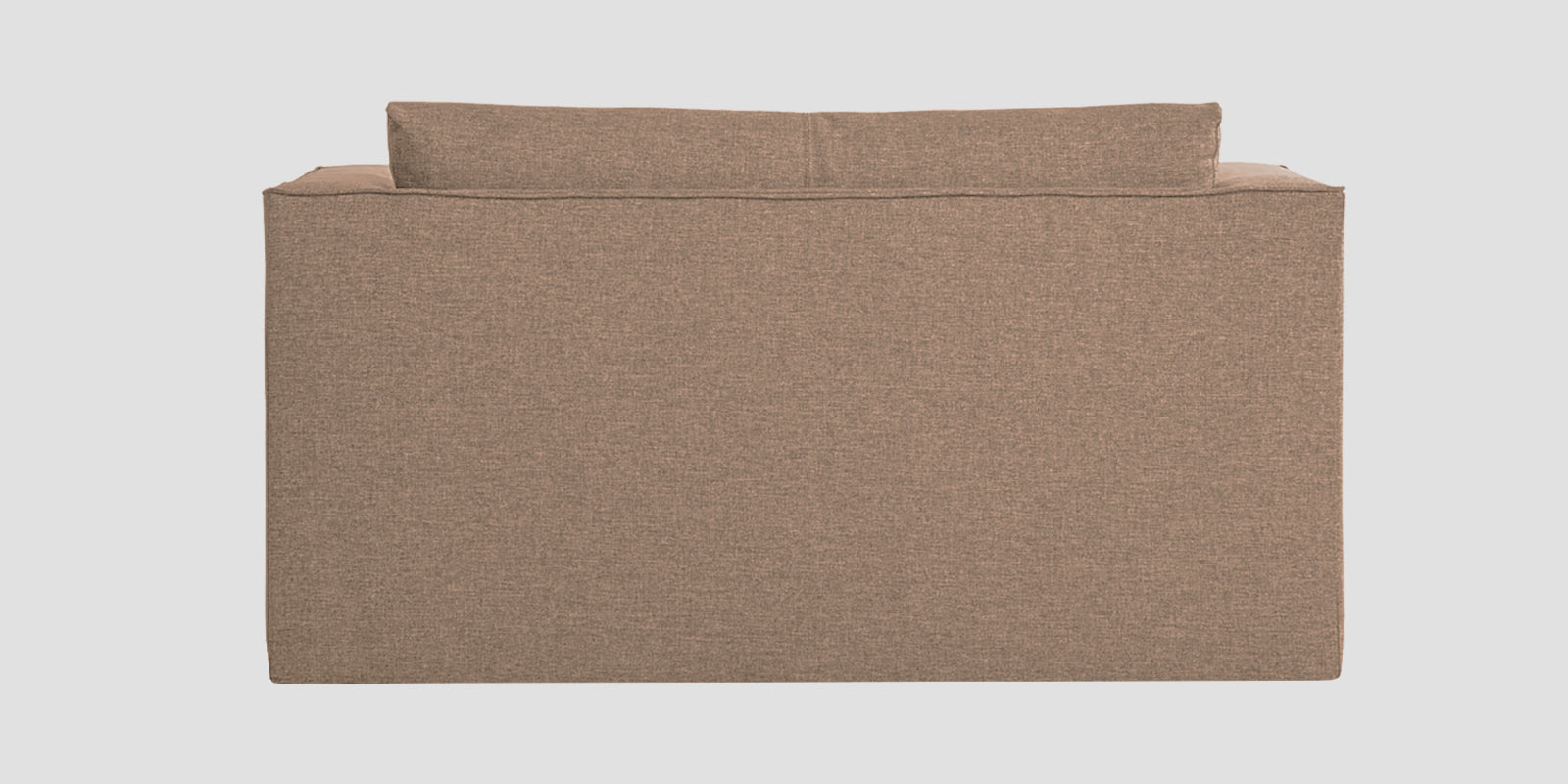 Kenia Fabric 2 Seater Foldable Sofa Cum Bed In Cookie Beige Colour - Febonic Living