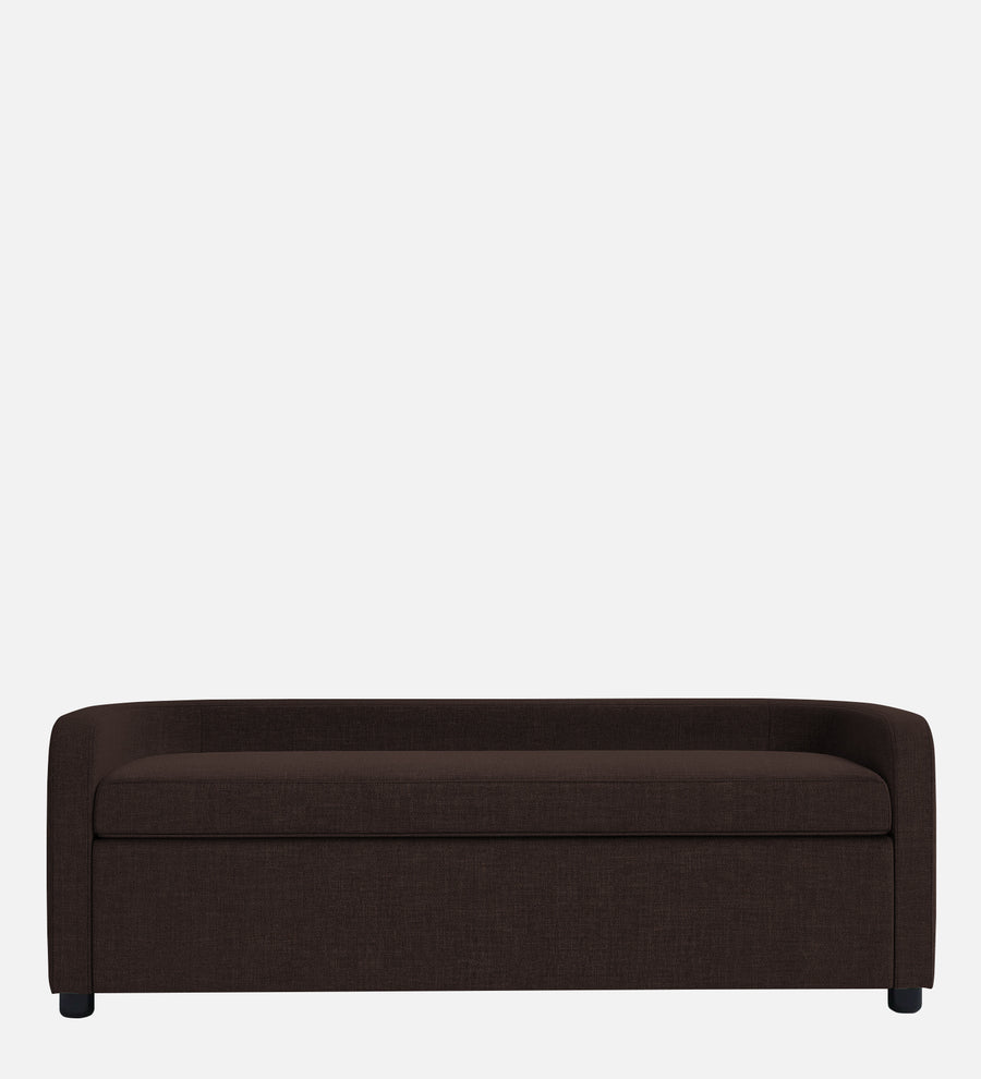 Cooper Fabric Storage Bench In Coffee Brown Colour - Febonic Living