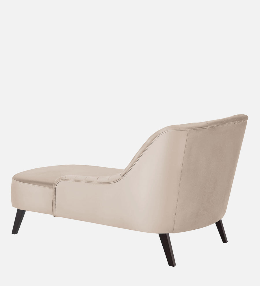 Flora Velvet Lhs Chaise Lounger In Camel Beige Colour - Febonic Living