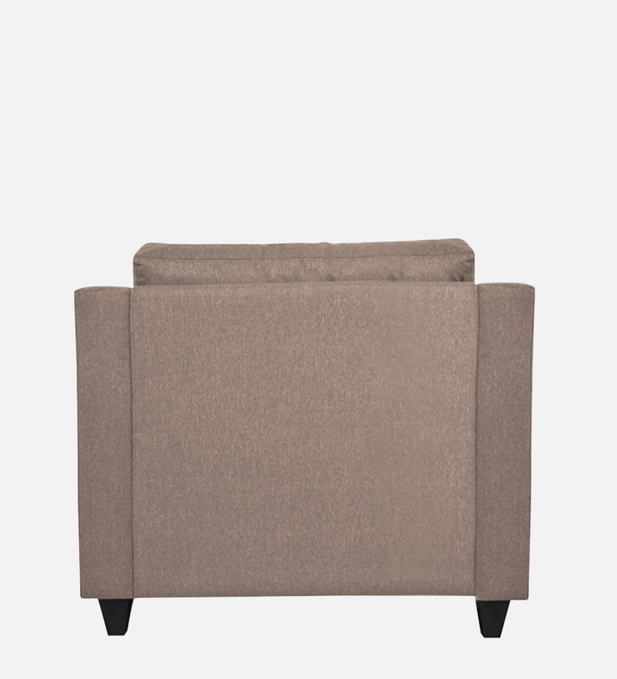Welly Fabric 1 Seater Sofa In Kadhi Beige Colour - Febonic Living