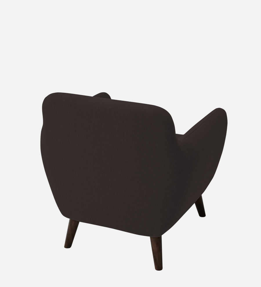 Goofy Fabric 1 Seater Sofa In Pebble Brown Colour - Febonic Living