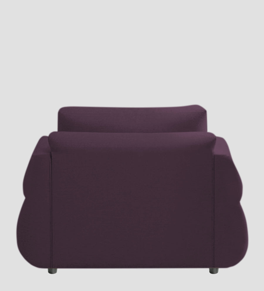Jack Fabric 1 Seater Sofa In Greek Purple Colour - Febonic Living