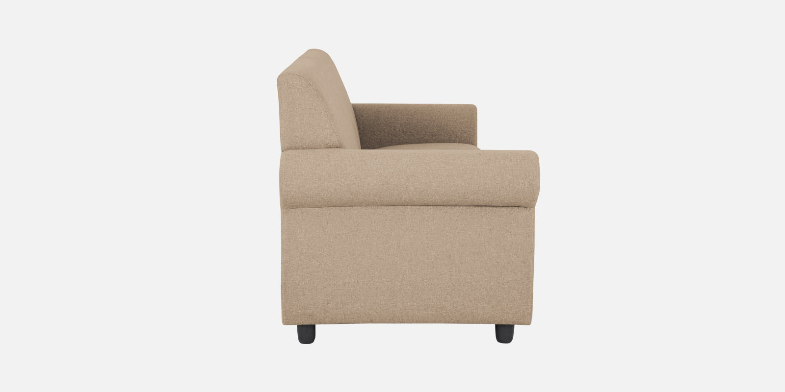 Ribby Fabric 3 Seater Sofa in Olive Beige Colour