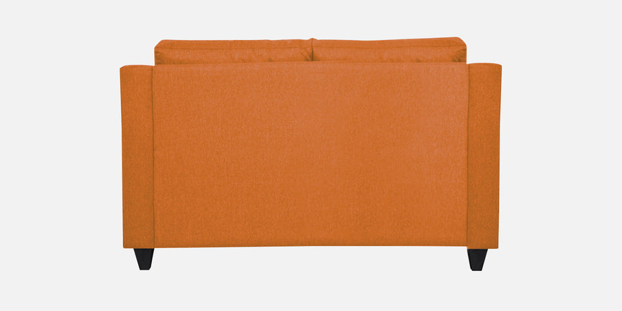 Welly Fabric 2 Seater Sofa In Dark Orange Colour - Febonic Living