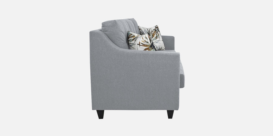 Welly Fabric 3 Seater Sofa In Coin Grey Colour - Febonic Living