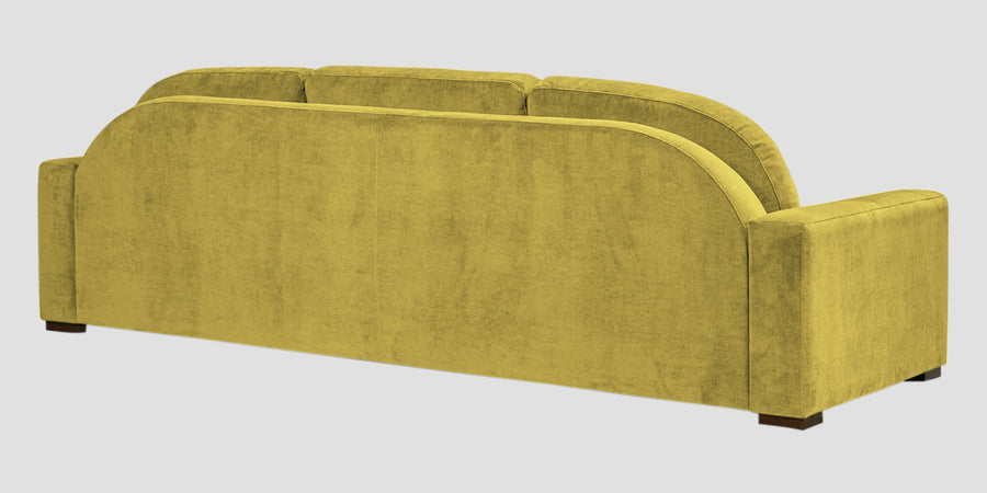 Dara Fabric 3 Seater Sofa In Parrot Green Colour - Febonic Living
