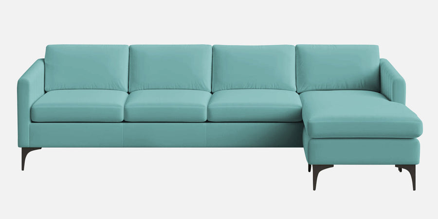Haru Fabric Lhs Sectional Sofa 3 Lounger In Barmunda Aqua Colour - Febonic Living